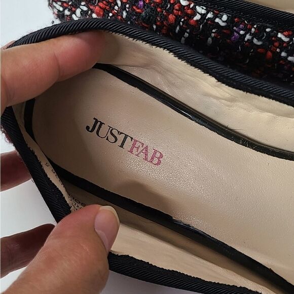 JustFab Women's Multicolor‎ Vanity Ballet Flats Size 6 - Picture 6 of 7